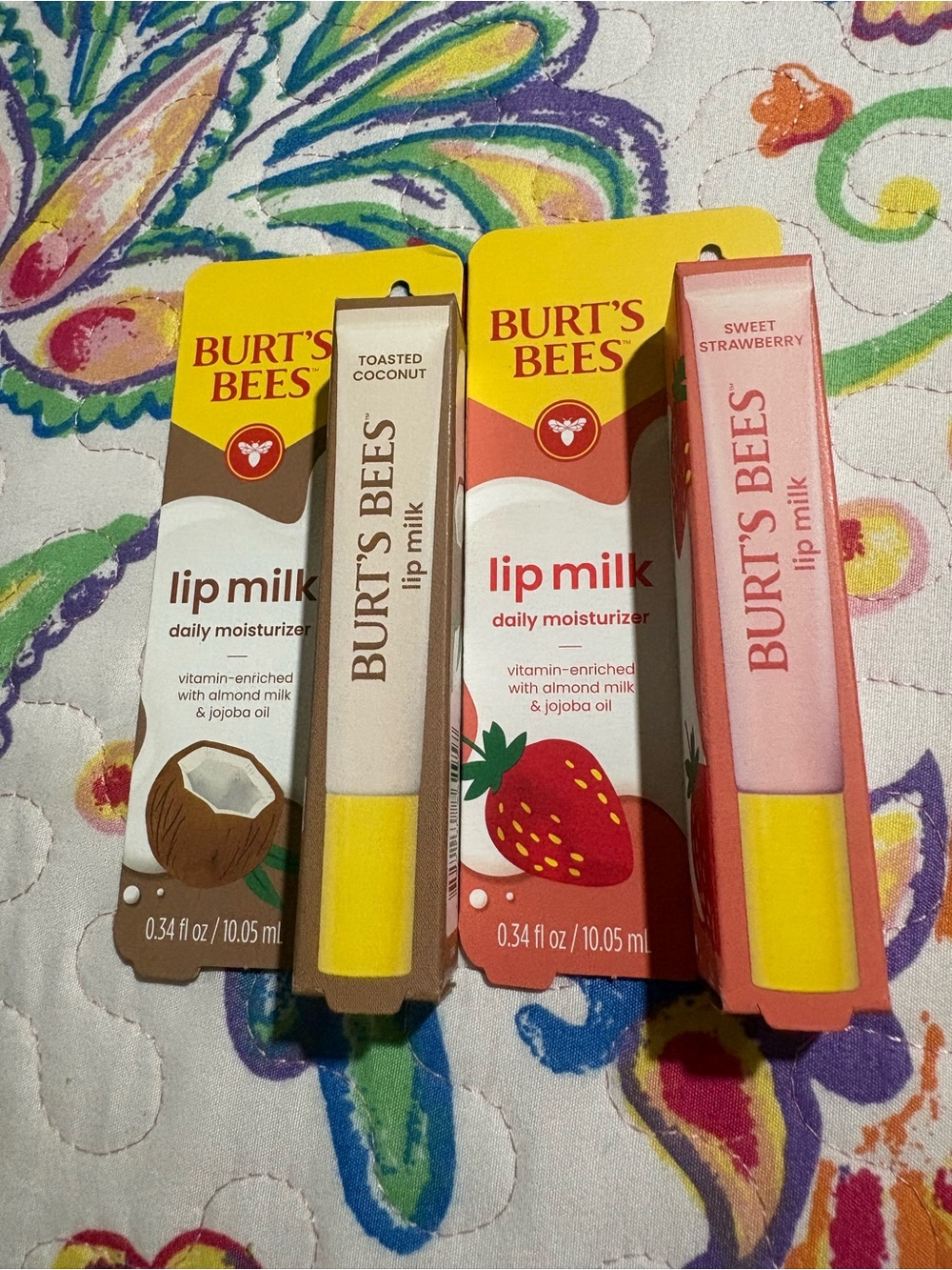 Burt’s bees lip milk bundle